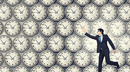 지각은 늘 간발의 차이