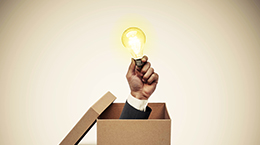 창의적인 생각 상자 만들기